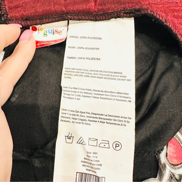 Disguise Evil Jester Dark Wizard Skeleton Kids 2pc Halloween Cosplay Costume - Picture 5 of 9